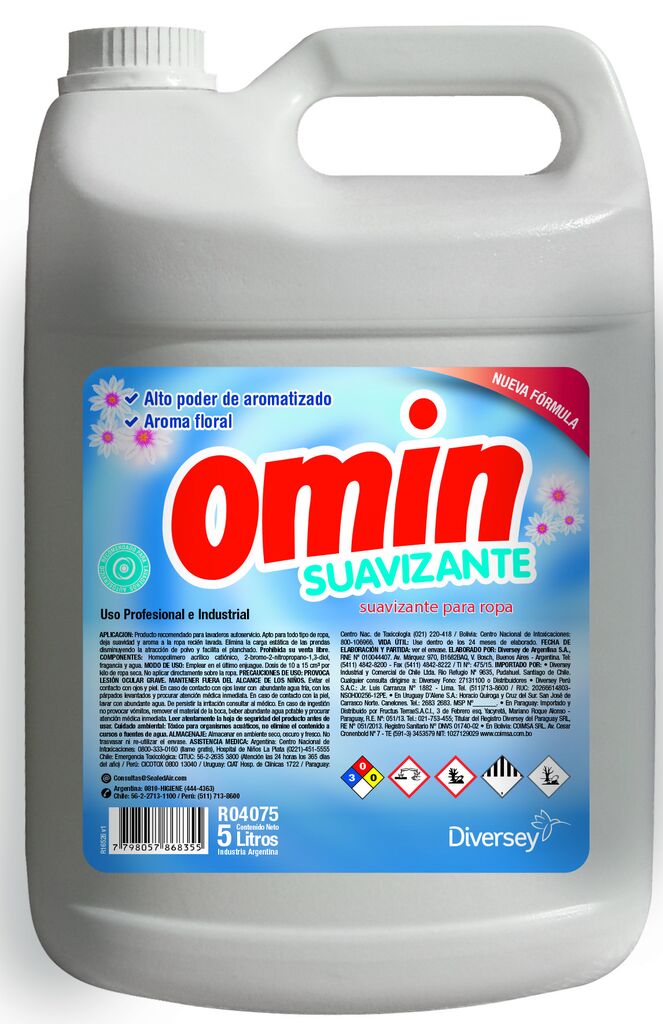 OMIN SUAVIZANTE 4x5L - SUAVIZANTE DE ROPA